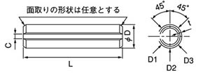 スプリングピン ストレートの規格