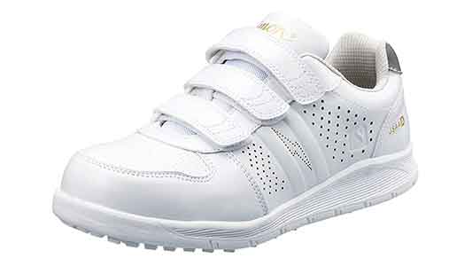 プロスニーカー NS618白静電