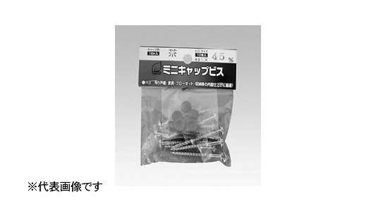 ミニキャップビス（ビニール袋（茶