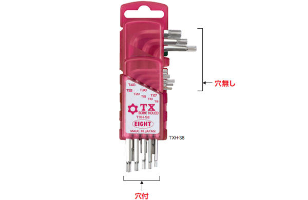 ＴＯＲＸ穴付レンチＴＸＨＳセット