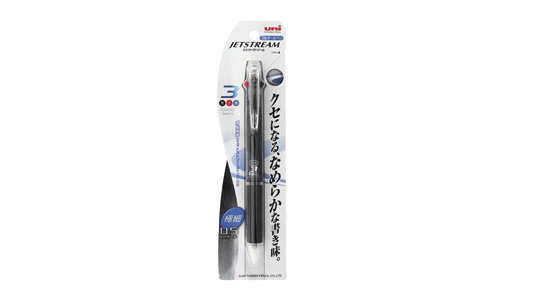 ジェットストリーム３色０．５黒軸
