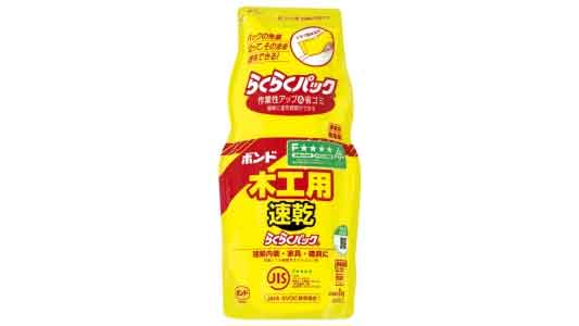 ボンド　木工用速乾らくらくパック