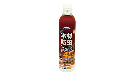 木材防虫スプレーロングショット