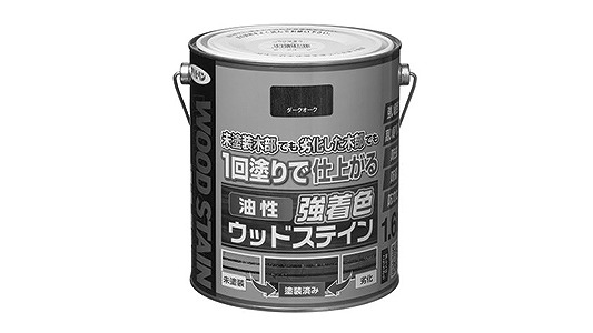 油性強着色ウッドステインＤオーク
