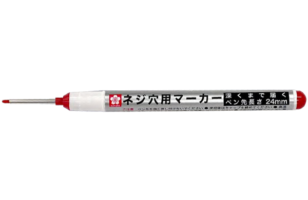 ネジ穴用マーカー（赤）